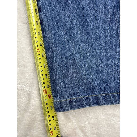 PNB NATION Jeans Men’s Size 38 X 34 Hip Hop Baggy Wide Leg Y2K VTG Blue - Picture 8 of 14